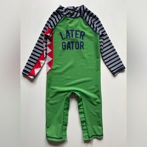 Shade Critters Kids Unisex “Later Gator” Swim Suit - Size 2T